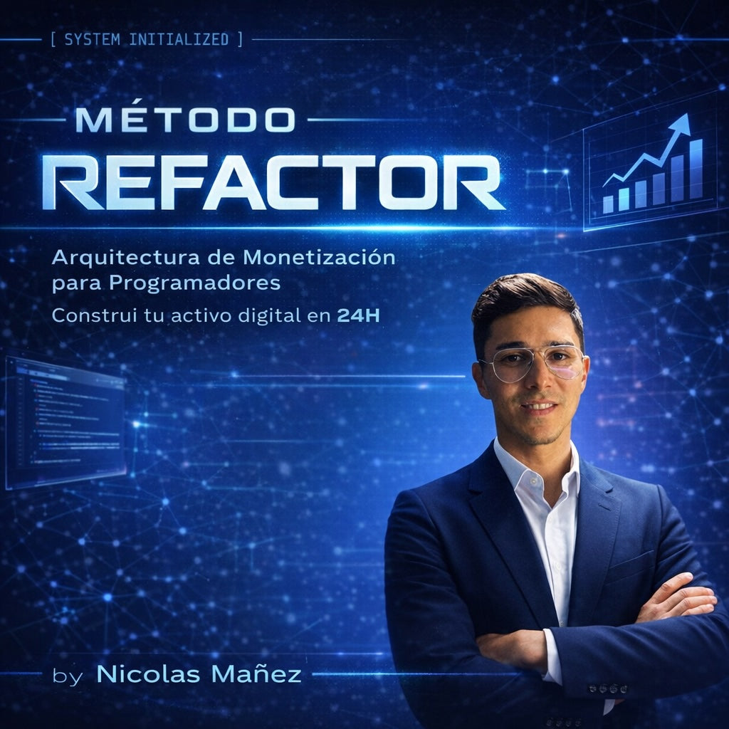 Método REFACTOR + Mentorías Semanales (1 mes) + Comunidad
